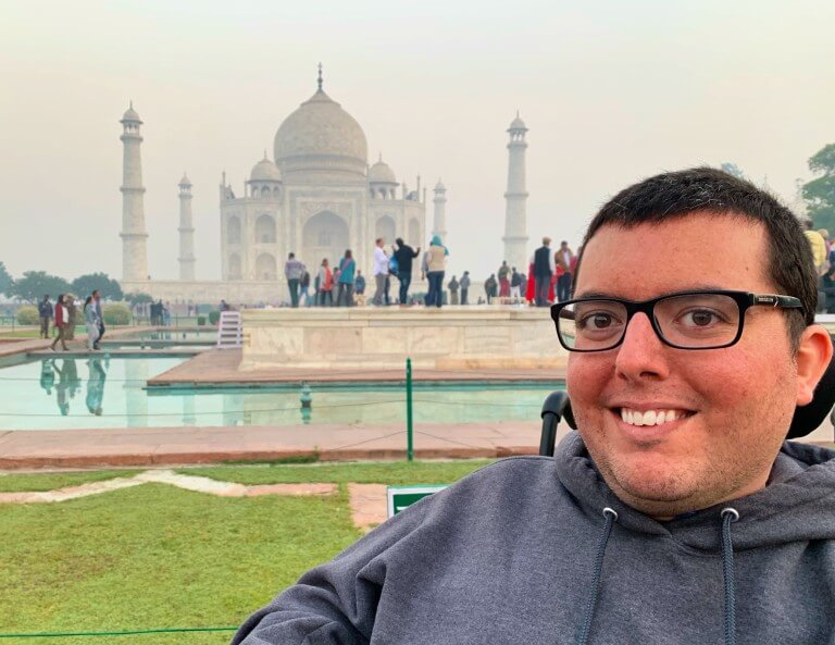 Cory Lee Woodard travel photo in India, Taj Mahal