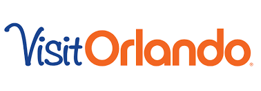DACVisitOrlando Visit Orlando logo in blue and orange